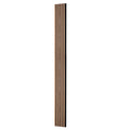 Wood Slat Acoustic Panels, 7.9 X 94.5 Inch, MDF Accent Wooden Wall Panels For Modern Interior Wall, Faux Wood Wall Board Panels For Stylish Decor And Noise Reduction, Walnut