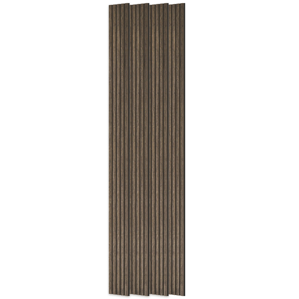 95" x 8" Wood Panels for Wall, 4 Pack Acoustic Panels, Sound Absorbing Slat Wall For Interior Wall Decor, Home, Walnut