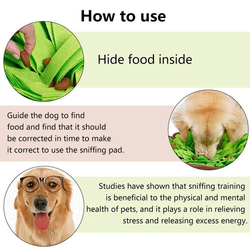 Interactive Pet Snuffle Mat for Dogs & Cats – Mental Stimulation Foraging Toy