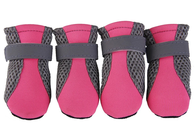 All-Weather Waterproof Pet Boots Soft-Bottom Outdoor Dog Shoes