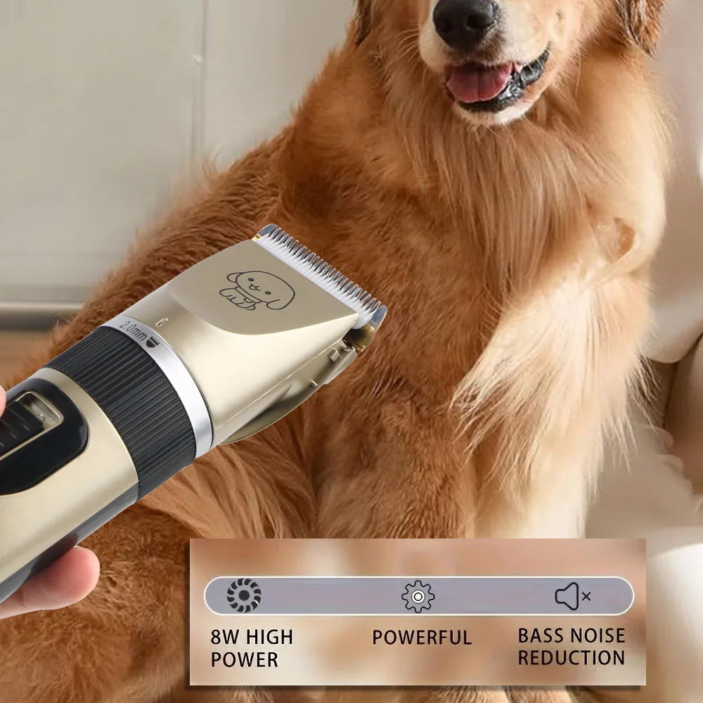 Professional Pet Grooming Kit & Luxury Hair Trimmer