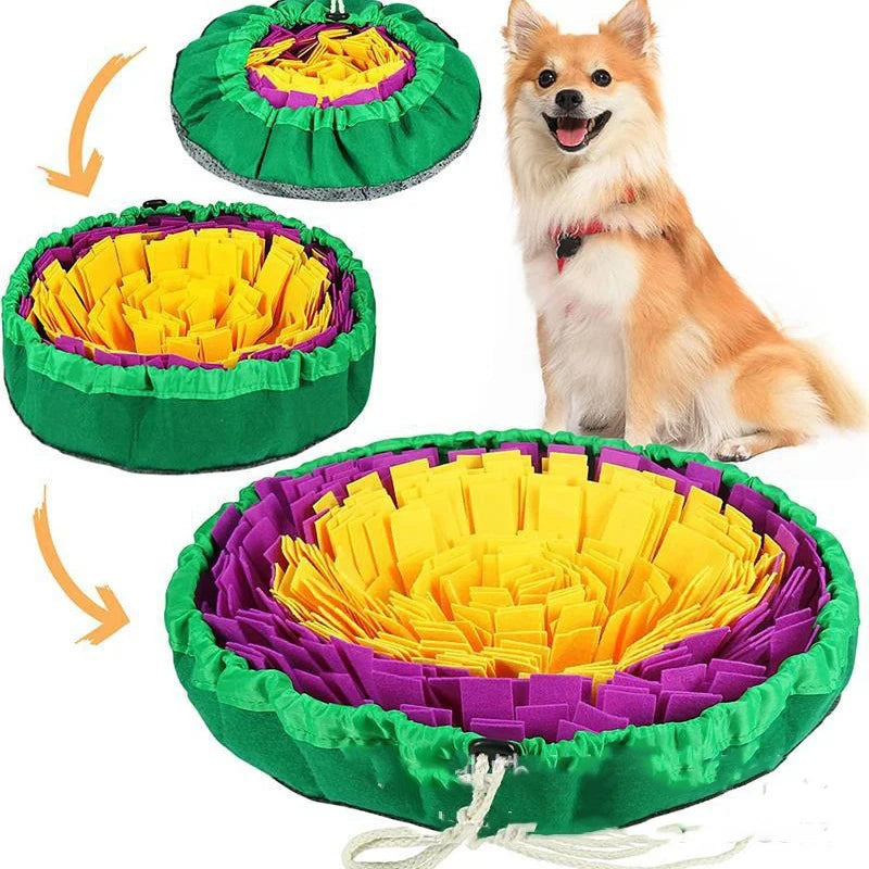 Interactive Pet Snuffle Mat for Dogs & Cats – Mental Stimulation Foraging Toy