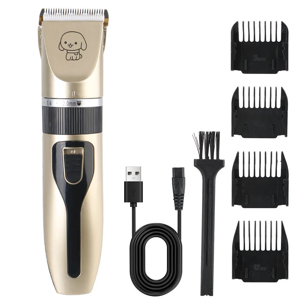 Professional Pet Grooming Kit & Luxury Hair Trimmer