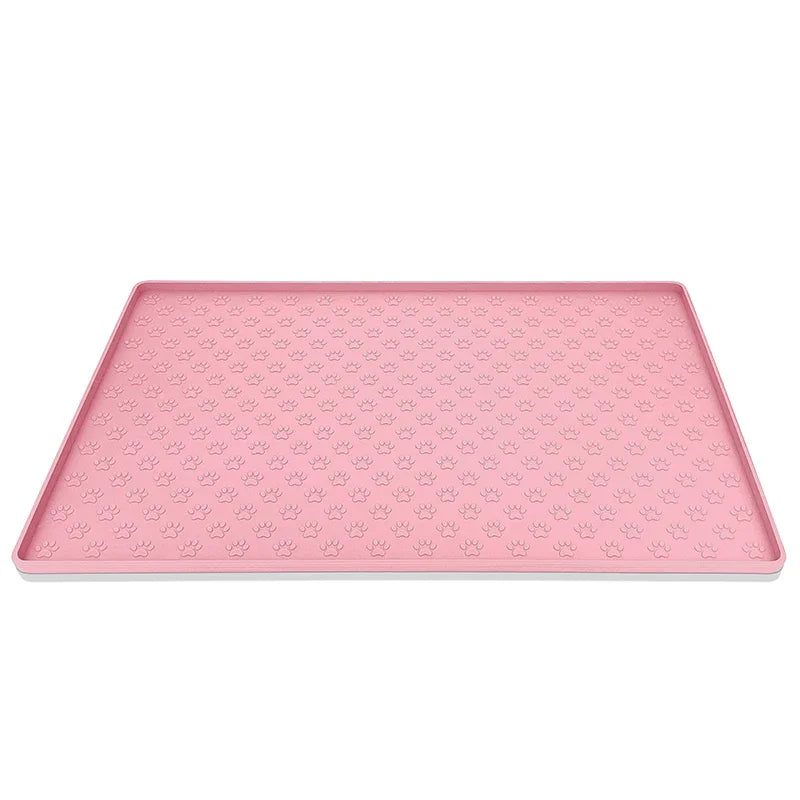 Silicone Pet Bowl Mat – Waterproof Feeding Placemat for Cats & Dogs