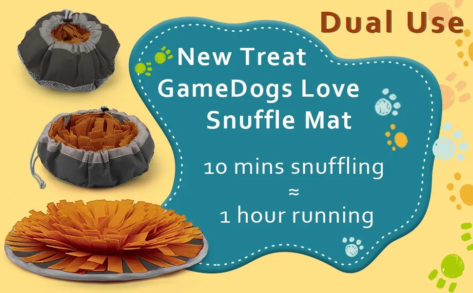 Interactive Pet Snuffle Mat for Dogs & Cats – Mental Stimulation Foraging Toy