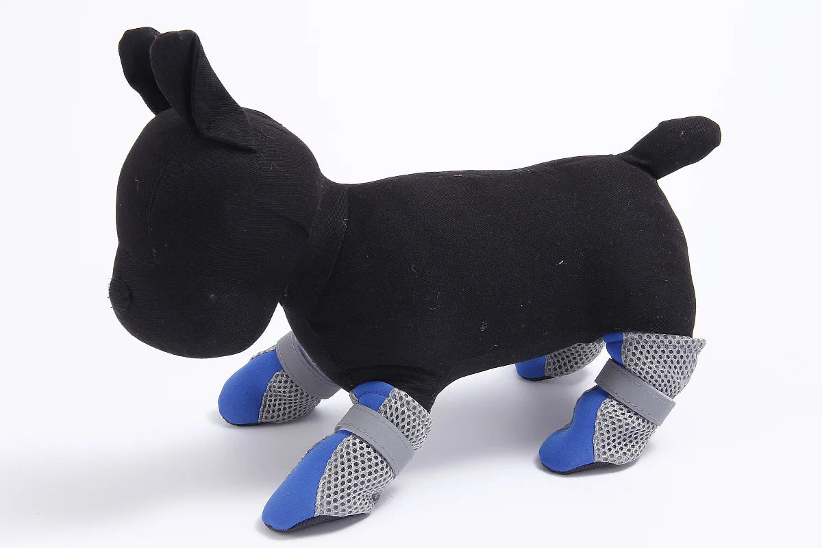 All-Weather Waterproof Pet Boots Soft-Bottom Outdoor Dog Shoes