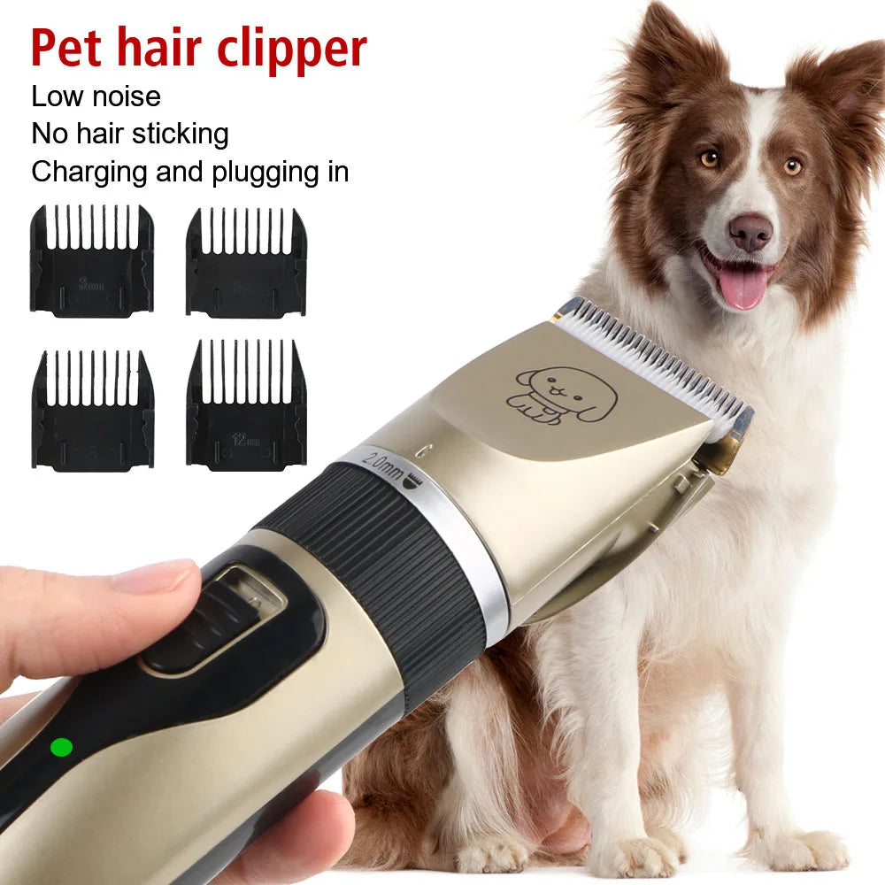 Professional Pet Grooming Kit & Luxury Hair Trimmer