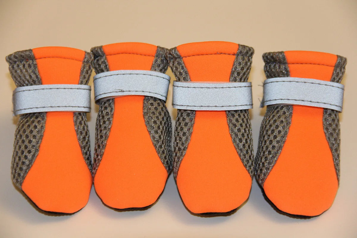All-Weather Waterproof Pet Boots Soft-Bottom Outdoor Dog Shoes