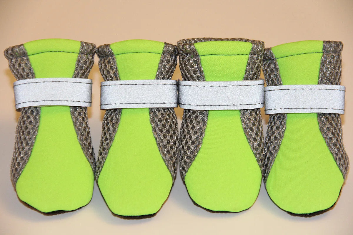 All-Weather Waterproof Pet Boots Soft-Bottom Outdoor Dog Shoes