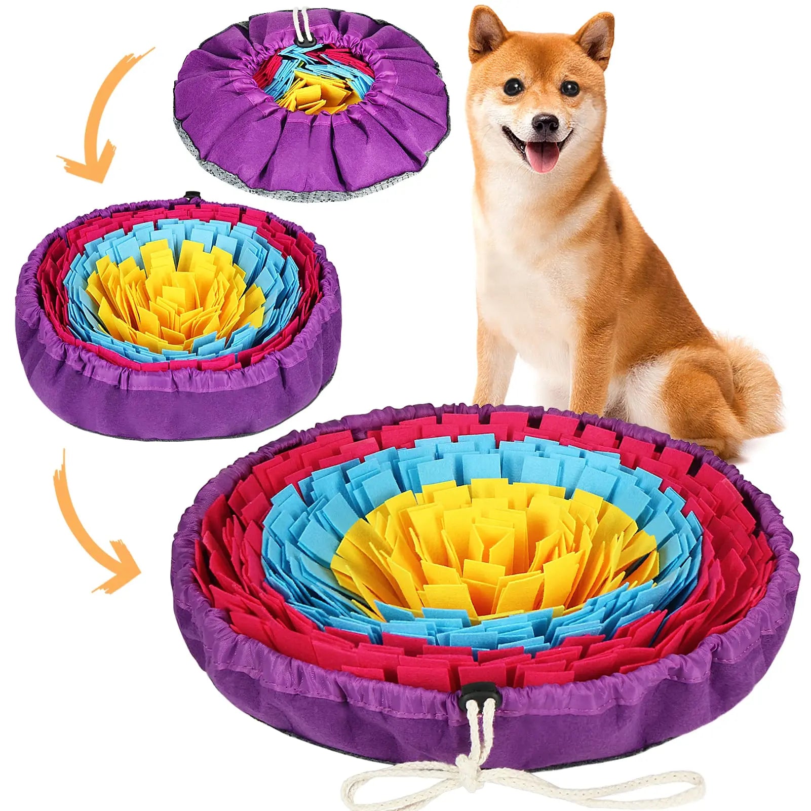 Interactive Pet Snuffle Mat for Dogs & Cats – Mental Stimulation Foraging Toy