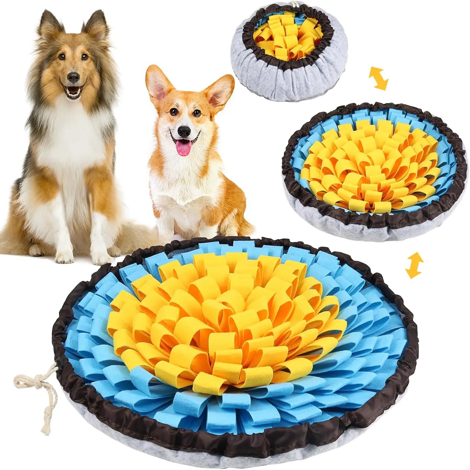 Interactive Pet Snuffle Mat for Dogs & Cats – Mental Stimulation Foraging Toy