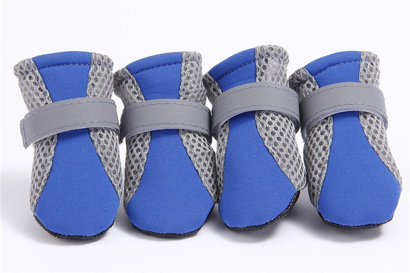 All-Weather Waterproof Pet Boots Soft-Bottom Outdoor Dog Shoes