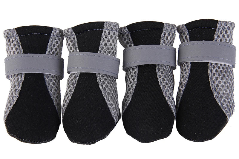 All-Weather Waterproof Pet Boots Soft-Bottom Outdoor Dog Shoes