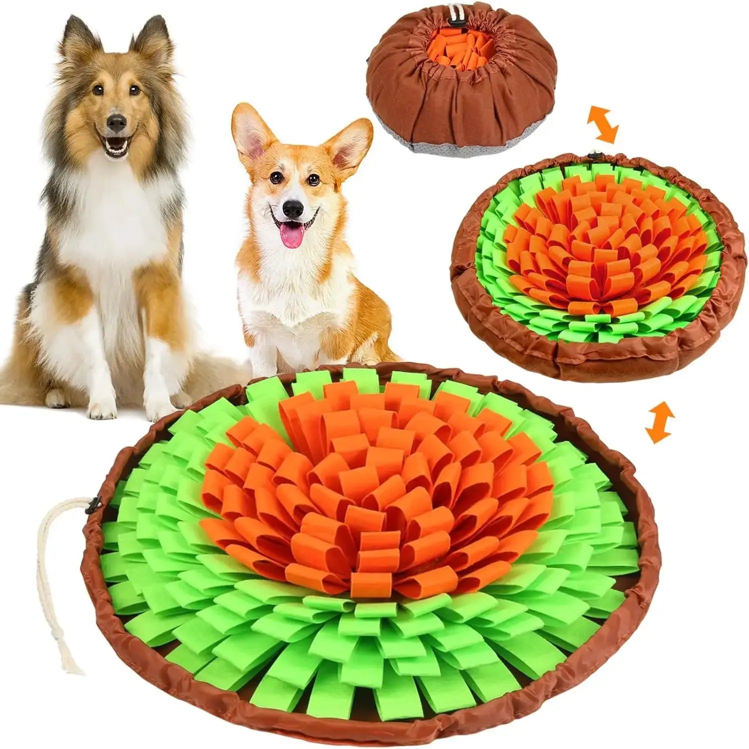 Interactive Pet Snuffle Mat for Dogs & Cats – Mental Stimulation Foraging Toy