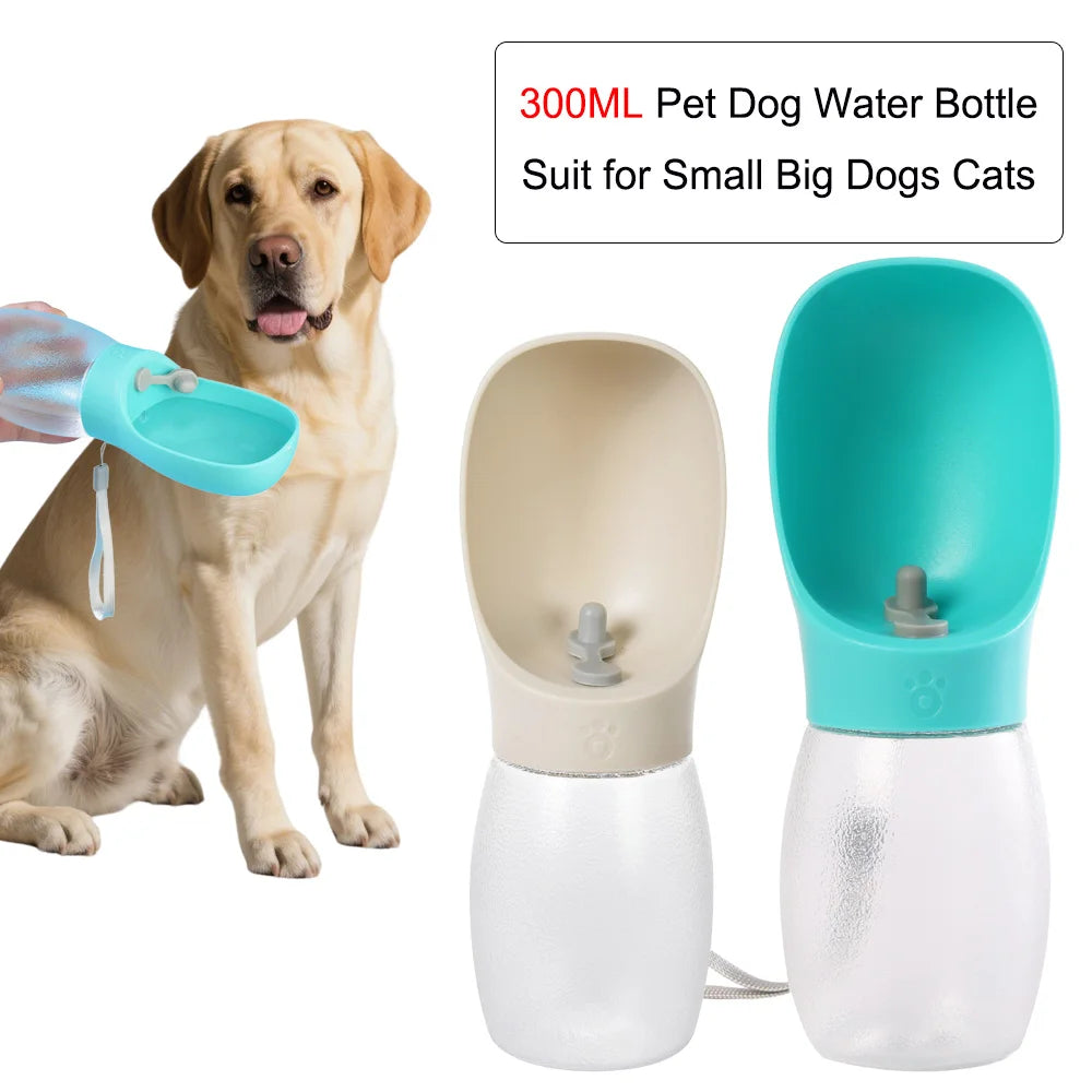Portable Pet Water Bottle 300ML – Dogs & Cats