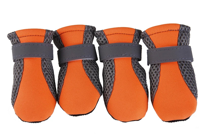 All-Weather Waterproof Pet Boots Soft-Bottom Outdoor Dog Shoes