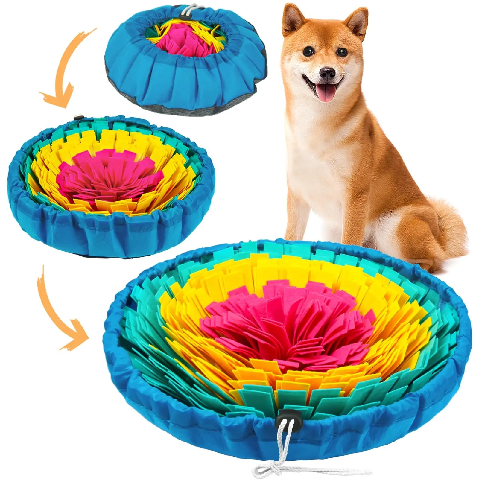 Interactive Pet Snuffle Mat for Dogs & Cats – Mental Stimulation Foraging Toy
