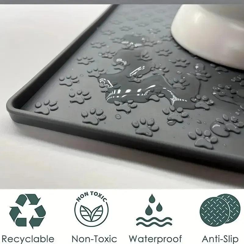 Silicone Pet Feeding Mat – Non-Slip, Waterproof & Easy to Clean