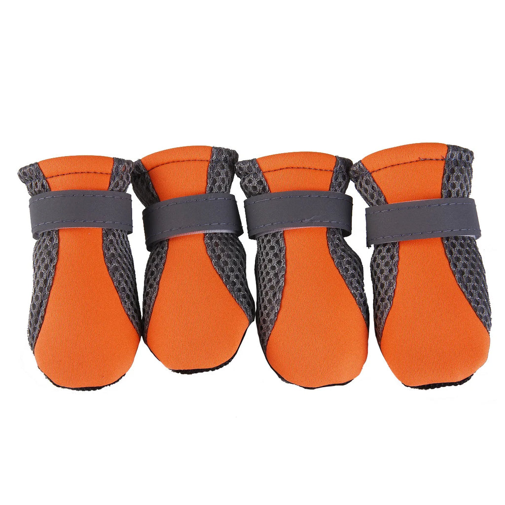 All-Weather Waterproof Pet Boots Soft-Bottom Outdoor Dog Shoes