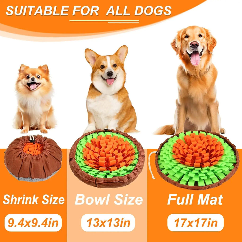 Interactive Pet Snuffle Mat for Dogs & Cats – Mental Stimulation Foraging Toy