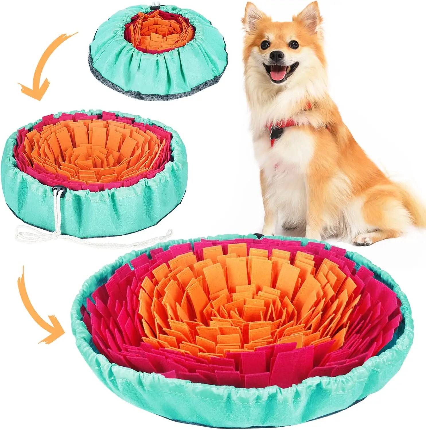 Interactive Pet Snuffle Mat for Dogs & Cats – Mental Stimulation Foraging Toy