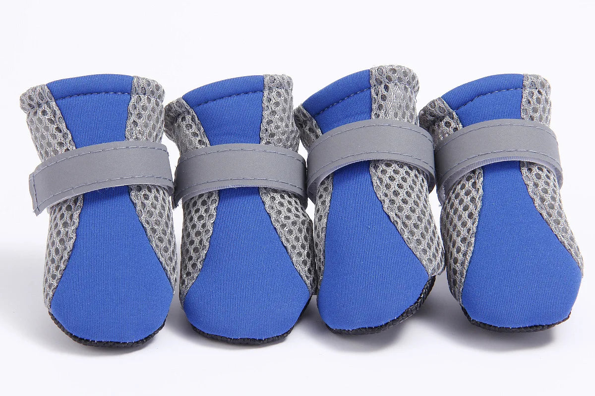All-Weather Waterproof Pet Boots Soft-Bottom Outdoor Dog Shoes