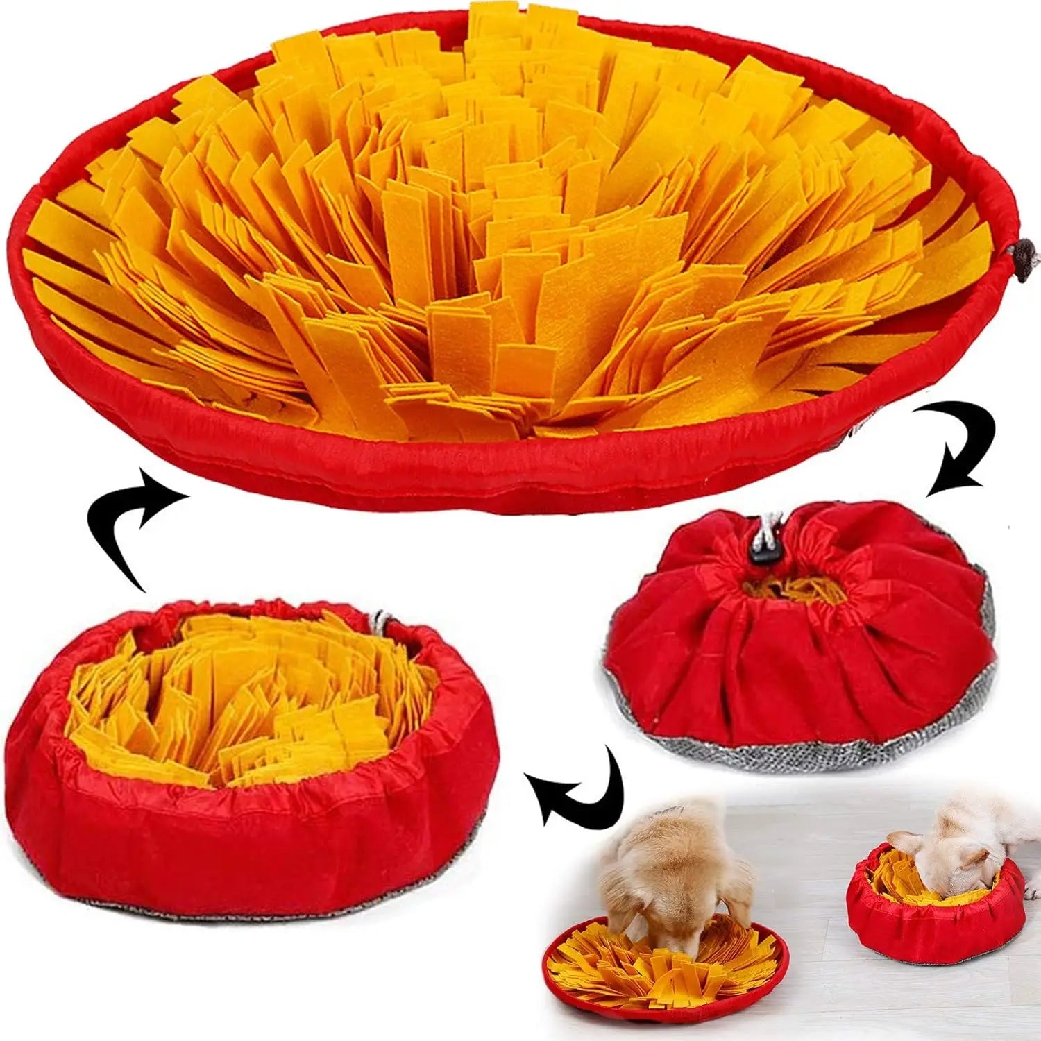 Interactive Pet Snuffle Mat for Dogs & Cats – Mental Stimulation Foraging Toy