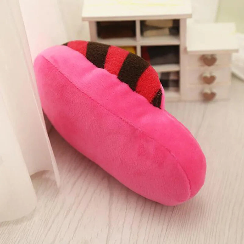 Squeaky Plush Slipper Toy for Dogs & Cats – Interactive Chew & Play Toy