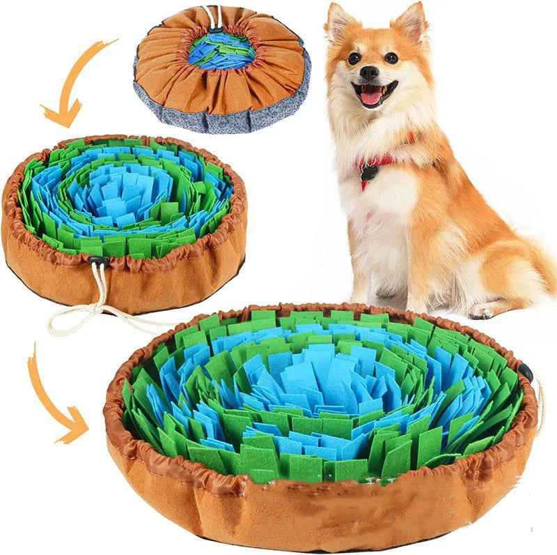 Interactive Pet Snuffle Mat for Dogs & Cats – Mental Stimulation Foraging Toy