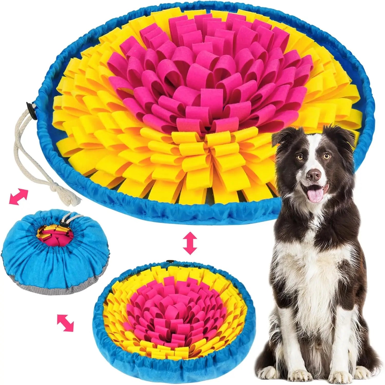 Interactive Pet Snuffle Mat for Dogs & Cats – Mental Stimulation Foraging Toy