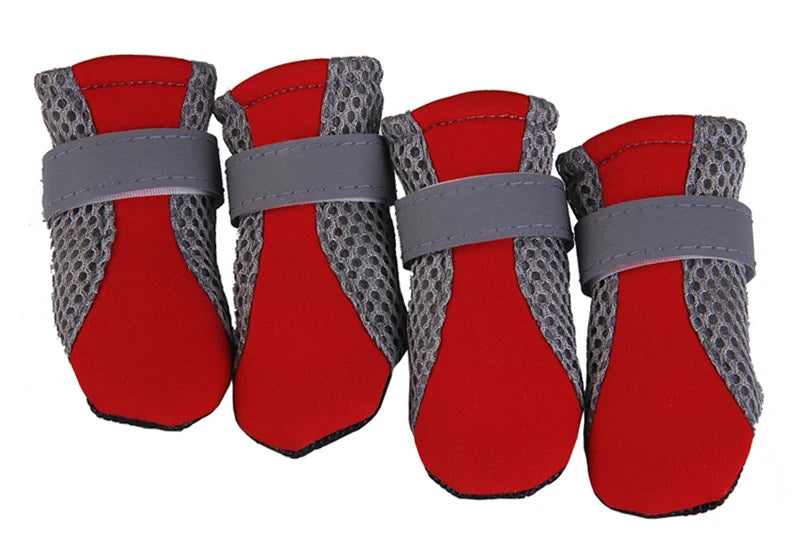All-Weather Waterproof Pet Boots Soft-Bottom Outdoor Dog Shoes