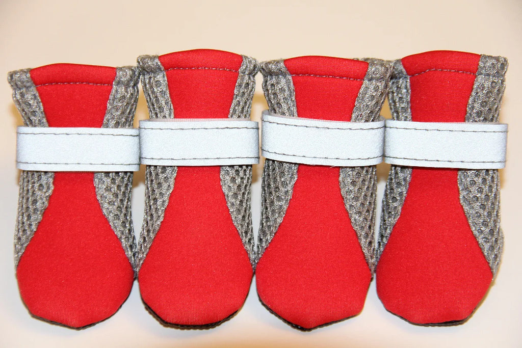 All-Weather Waterproof Pet Boots Soft-Bottom Outdoor Dog Shoes