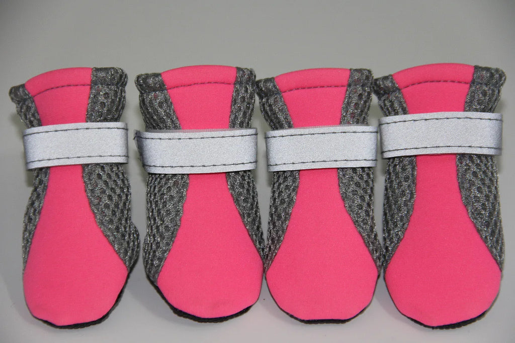 All-Weather Waterproof Pet Boots Soft-Bottom Outdoor Dog Shoes